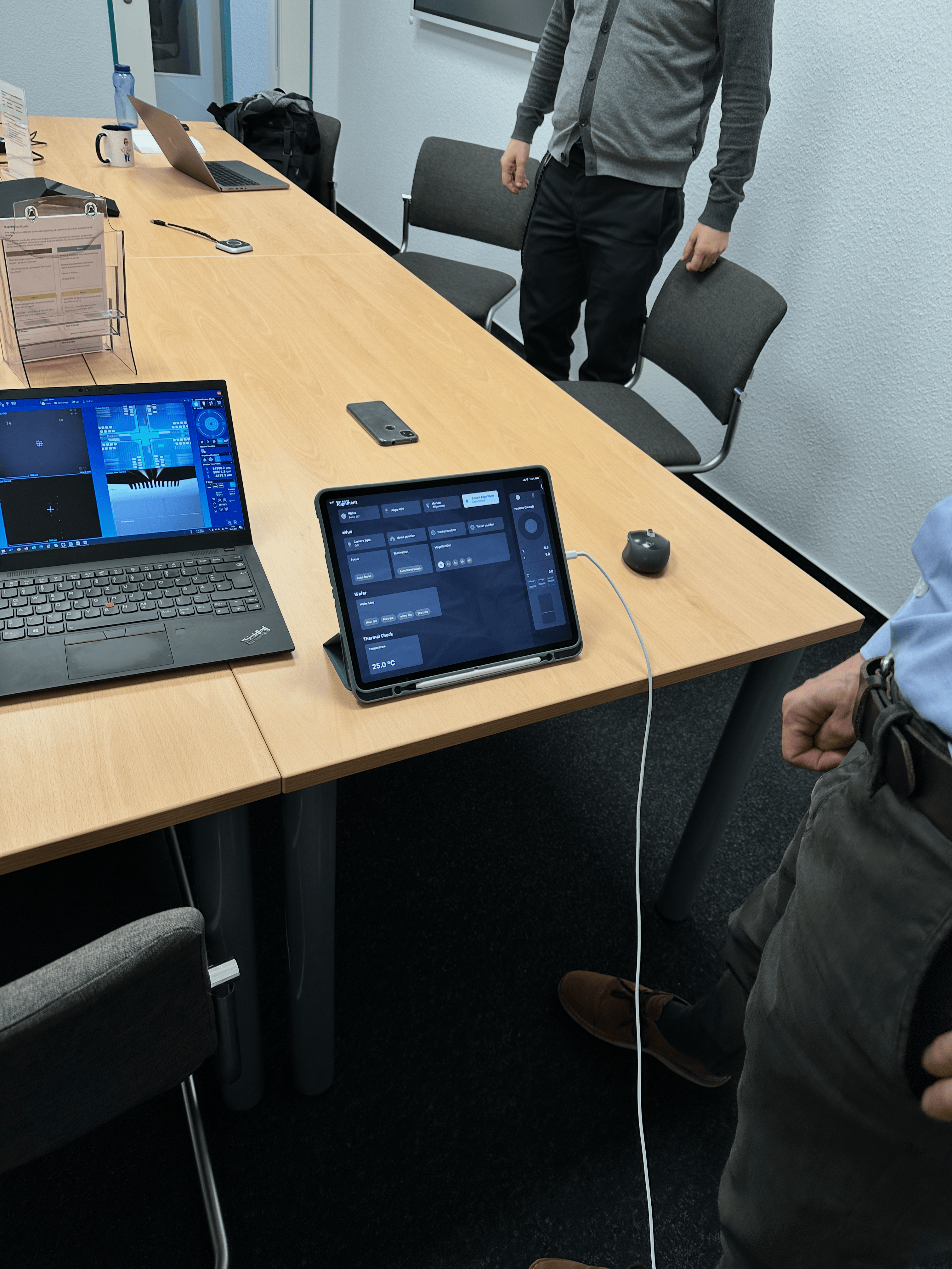 Focus group comparing the iPad prototype to existing desktop software