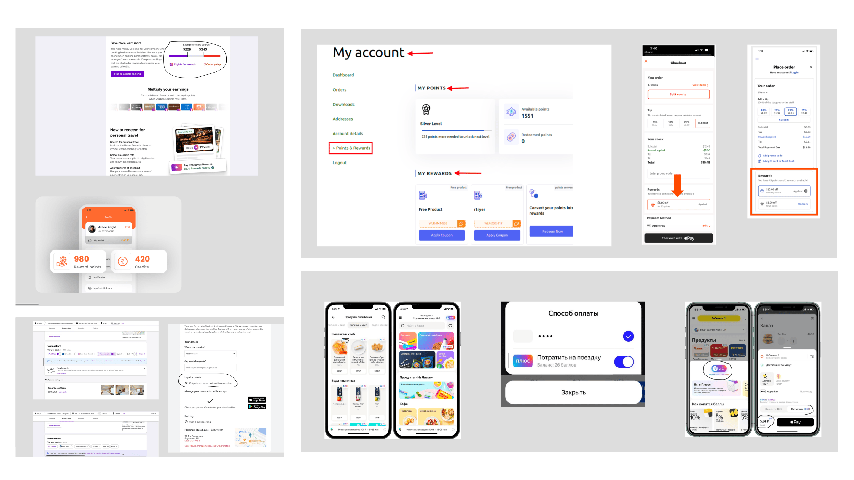 Research references for loyalty points and reward redemption flows
